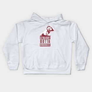 Manly Sea Eagles - Cliff Lyons - STRAIGHT OUTTA BROOKIE Kids Hoodie